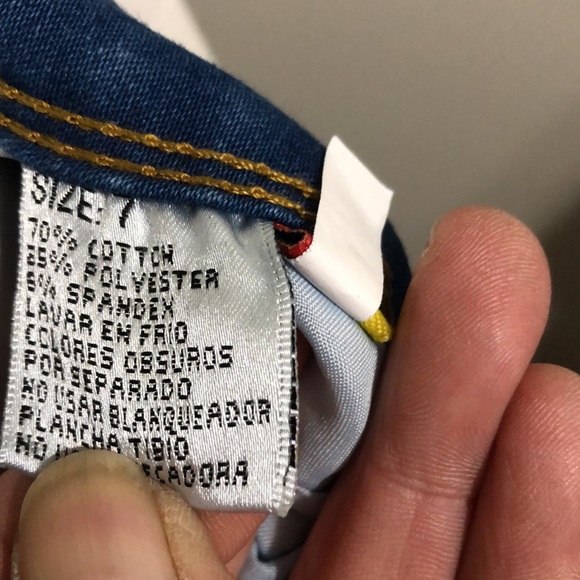 Bamboo skinny stretch jeans size 7 - Picture 7 of 8